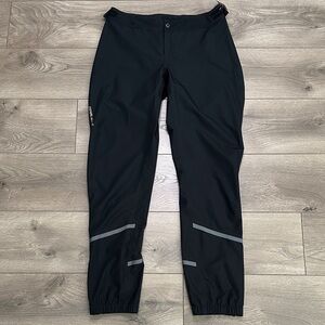 Pearl Izumi Commuter Rain Over Pants Waterproof Cycling Ankle Zip Black Size 6